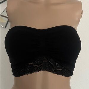 2- MARILYN MONROE" Black Lace Bandeau Size Medium